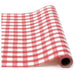 Italian Red and White Gingham 50 Foot Paper Runner
