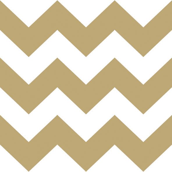 Metallic Gold and White Chevron Luncheon Napkins – 2 Packets