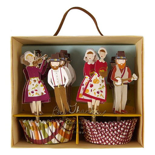 Be Thankful Pilgrims Cupcake Kit
