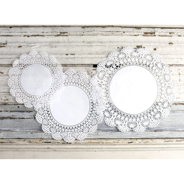 Romantic White Lace Doilies 3 Different Sizes
