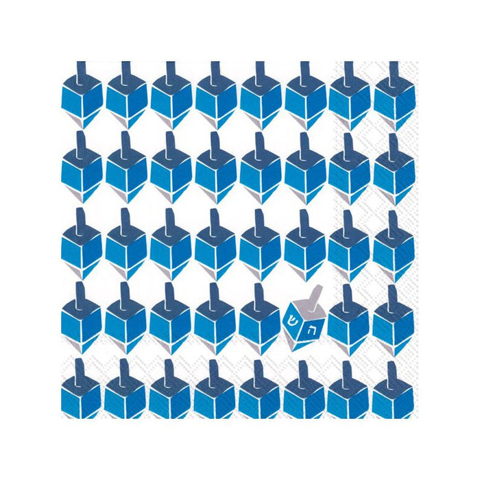 Hanukkah Dreidel Cocktail Napkins – 2 Packets
