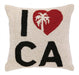 I Heart CA Hook Pillow