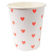 Pink Hearts Pattern Paper Cups available