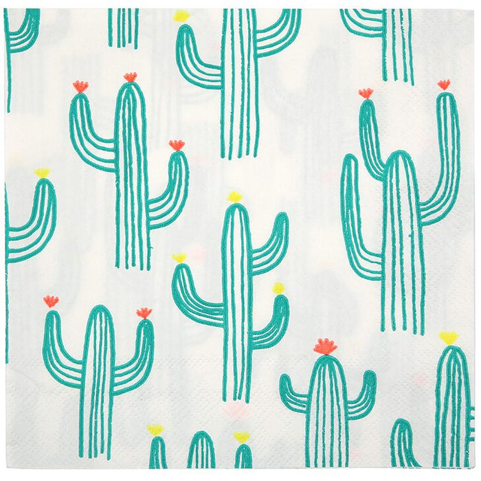 Large Cactus Luncheon Paper Napkins – 2 Packets