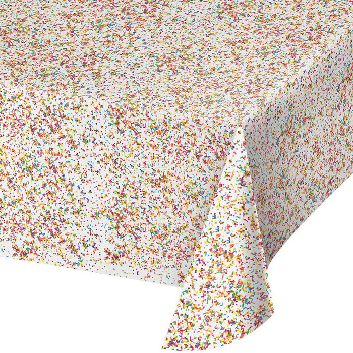 Sprinkles Plastic Table Cover