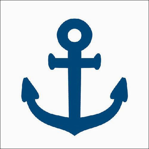 Navy Anchor Cocktail Napkins – 2 Packets