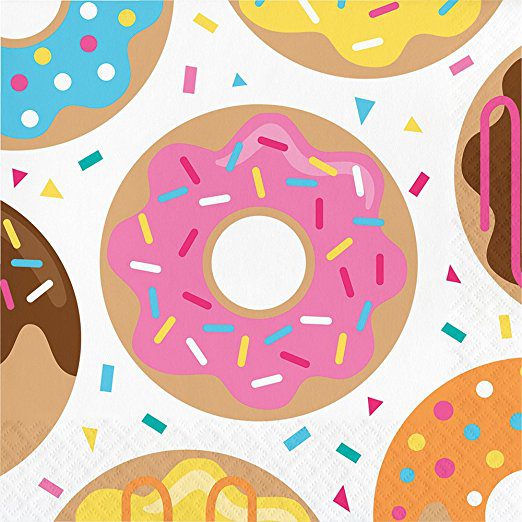 Donuts Luncheon Napkins – 2 Packets