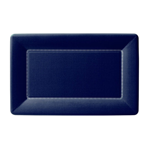 Navy Rectangular Dessert Paper Plates