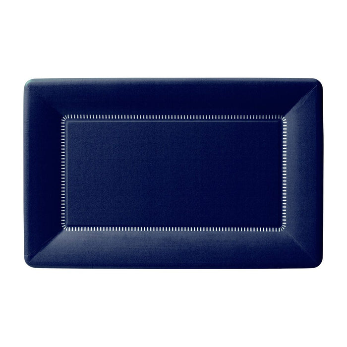 Navy Rectangular Dessert Paper Plates