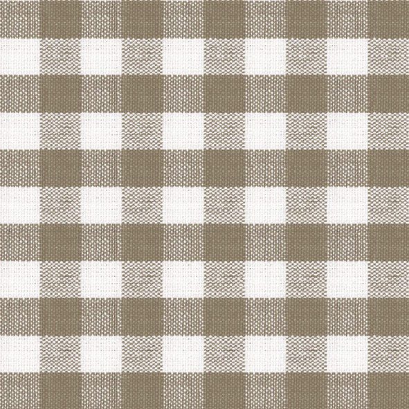 Taupe Grey Gingham Luncheon Napkins – 2 Packets