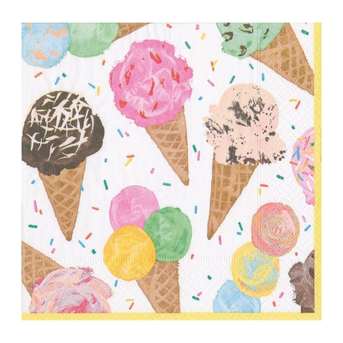 Ice Cream Scoops Cocktail Napkins – 2 Packets