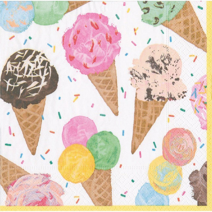 Ice Cream Scoops Luncheon Napkins – 2 Packets