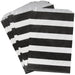Black and White Stripe Favor Bags Set