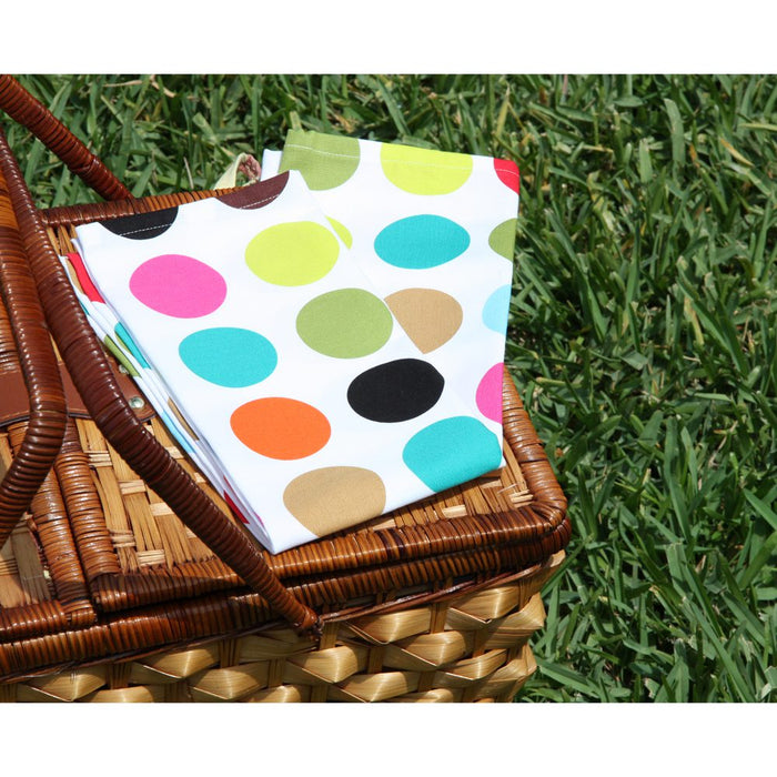Multidot Woven Napkins Set of 4 French Bull