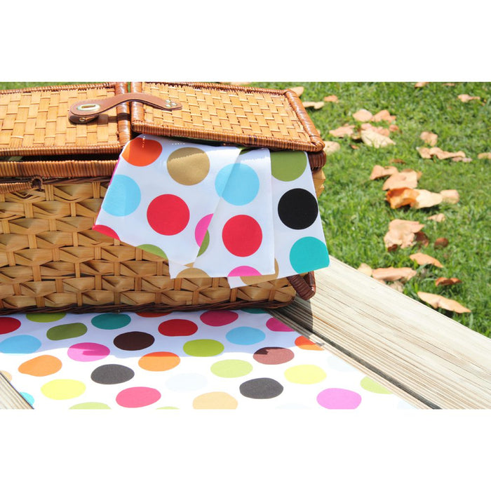 Multidot Woven Napkins Set of 4 French Bull