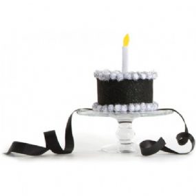 Black Birthday Cake Hat