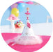 Birthday Ballerina Glitter Marabou Hat