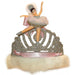 Vintage Ballerina Pink Glittered Crown