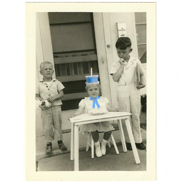 Blue Birthday Cake Hat