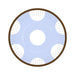 Large Dot Baby Blue Dessert Paper Plates