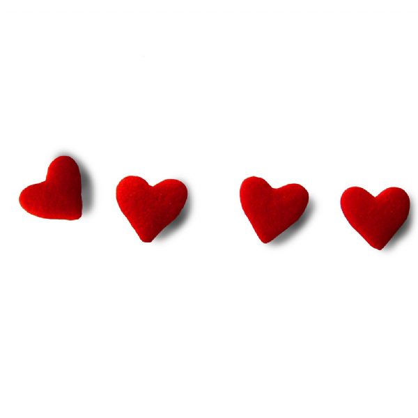 Jumbo Red Hearts Sprinkles