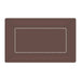 Chocolate Brown Rectangle Dessert Paper Plates