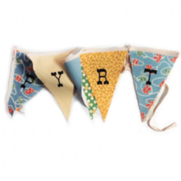Cowboy and Cowgirl Happy Birthday Banner