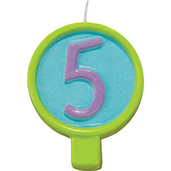 Circle Number Candles
