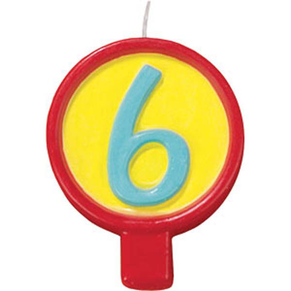 Circle Number Candles