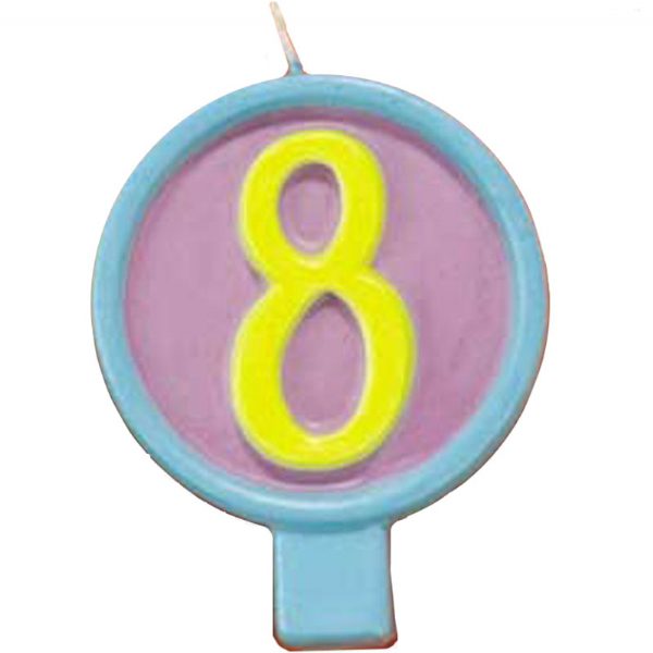 Circle Number Candles