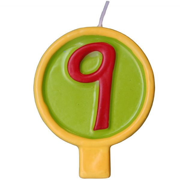 Circle Number Candles
