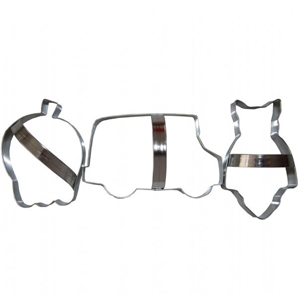 Back to School Cookie Cutter Set of 3