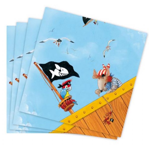 Capt'n Sharky Luncheon Paper Napkins – 2 Packets