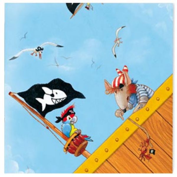 Capt'n Sharky Luncheon Paper Napkins – 2 Packets