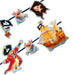 Captain Sharky Pirate-themed party banner featuring a pirate ship, flags, and characters, perfect for kids' birthday parties and adventure-themed decorations