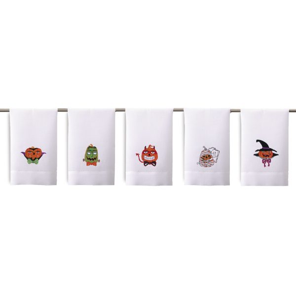 Halloween pumpkin Guest Towels