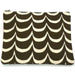 Chocolate Large Waves Zipper Pouch by kit plus lili