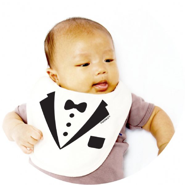 Tuxedo Bib and Burpie Set