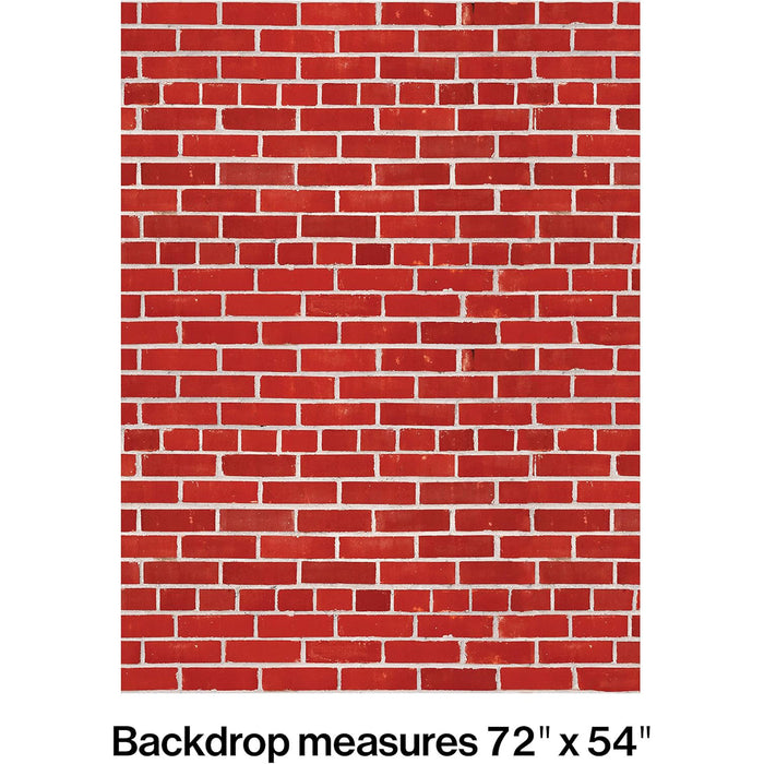 Red Brick Wall Backdrop