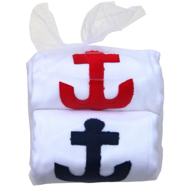 Anchor Tulle Bag Burp Duo