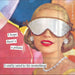 Anne Taintor cocktail napkin closeup, retro glamorous woman in sleep mask with piñata humor caption