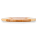 Wooden cutting board on a white background