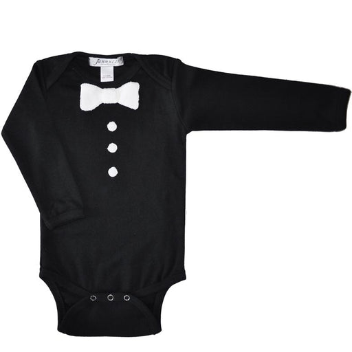 Black Tuxedo Long Sleeve Onesie