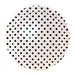 Black and White Polka Dot Dinner Paper Plates