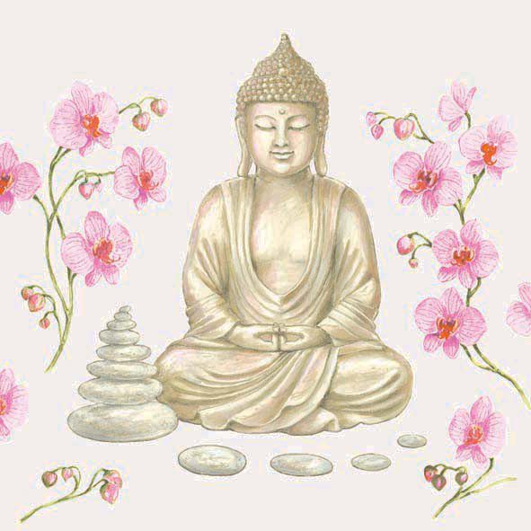 Buddha Lunch Napkins – 2 Packets
