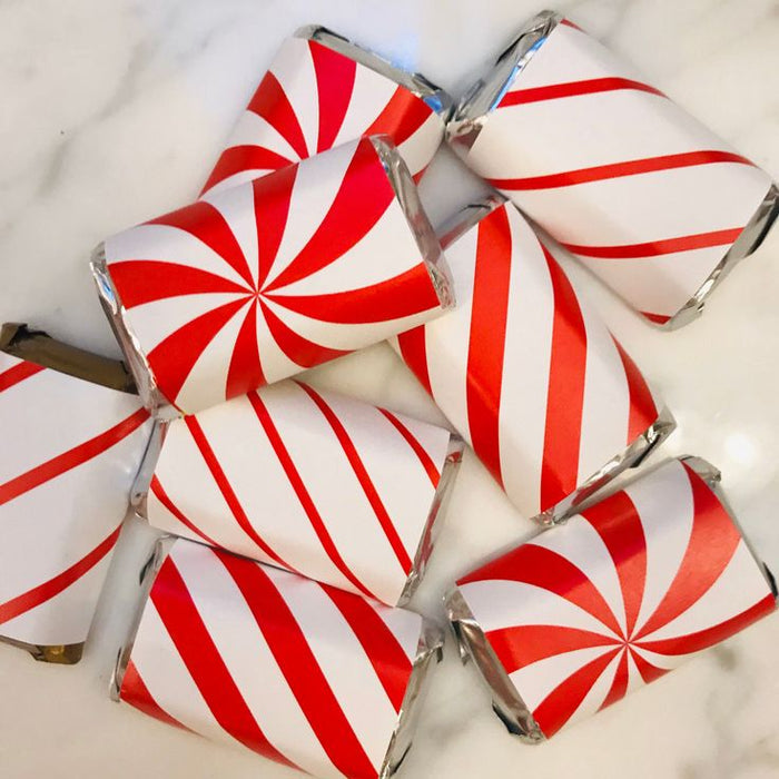 Candy Swirl Chocolate Wrappers - Jpeg File