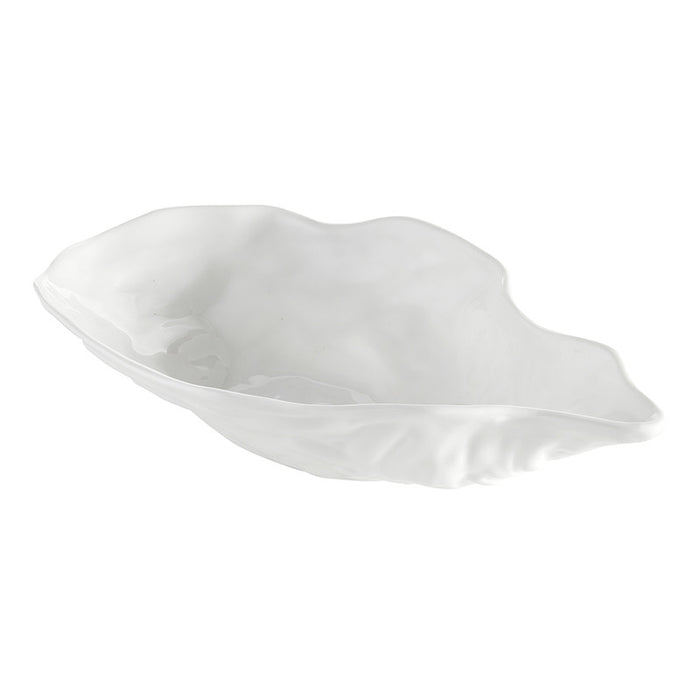 White ceramic bowl on a white background