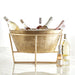 Champagne and Wine Gold Tub