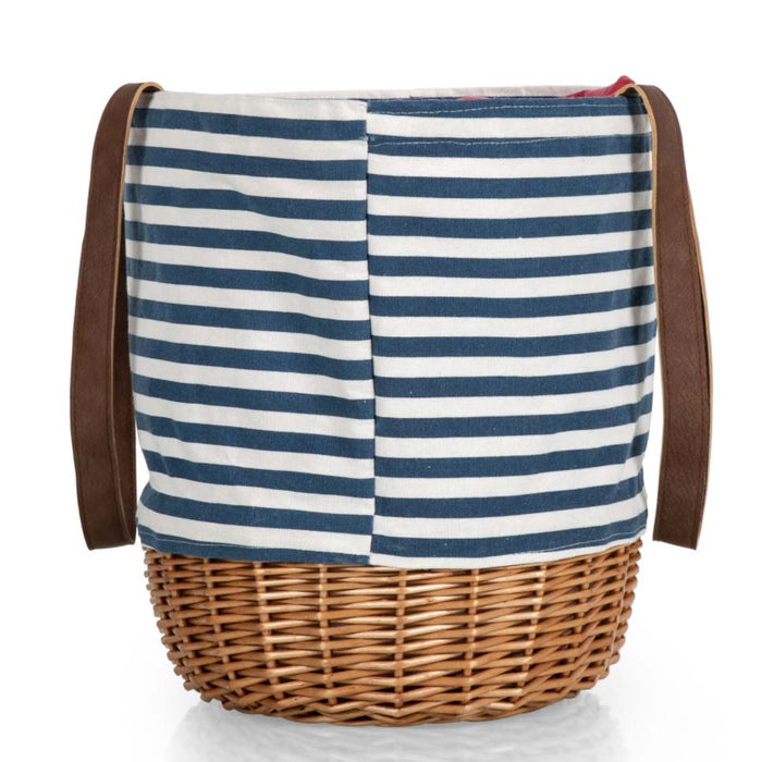 Coronado Canvas and Willow Basket Tote