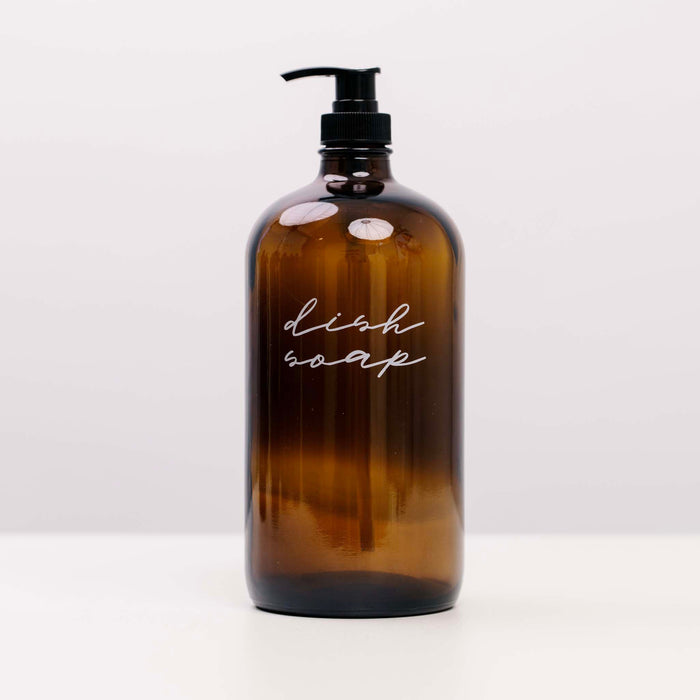 Glass Amber Liquid Pumps